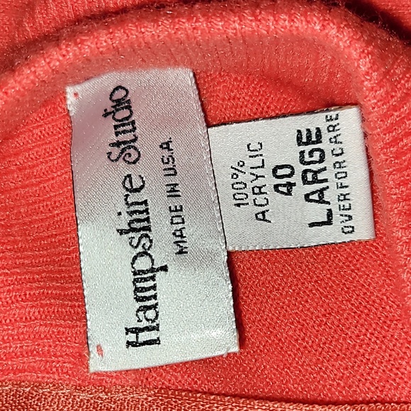 Vintage. Made in USA. Hampshire Studio. 100% Acrylic. Buttery Soft. Women's Larg - Picture 2 of 13